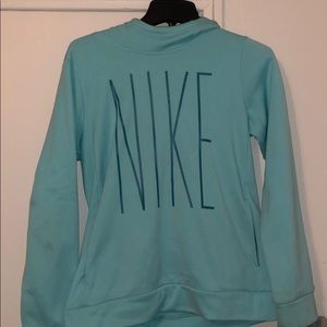 light blue and turquoise nike hoodie